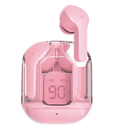 Wireless Earbuds Bluetooth Headphones with Mic and LED Charging Case for Sport Android/Ios, Stereo Noise Cancelling, Blue